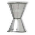 1 - 1 1/4 Oz. Stainless Steel Double Jigger